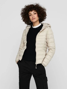 Куртка ONLY ONLTAHOE HOOD JACKET OTW NOOS XS Бежевый 15156569-Pumice Stone