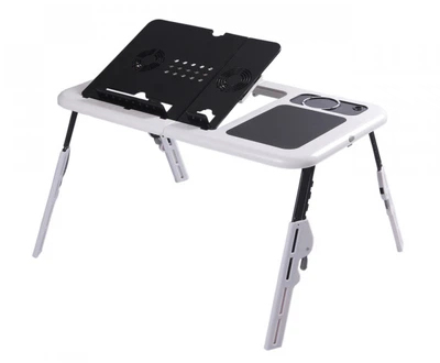 Столик для ноутбука E-Table LD09 15.6" Черно-белый (683143766)