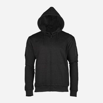 Реглан з капюшоном на блискавці MIL-TEC TACTICAL HOODIE 11472002 M Black (2000980459162)