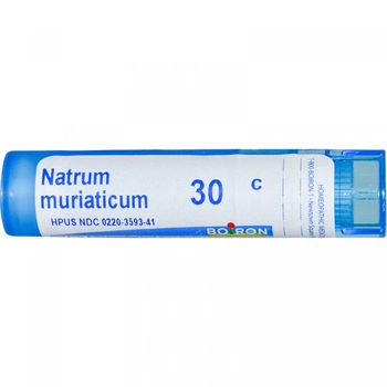 Натрум муриатикум 30C Boiron (Single Remedies Natrum Muriaticum 30C) прибл. 80 гранул
