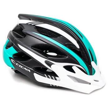 Шлем Cigna WT-016 М 57-61см Black/White/Turquoise (HEAD-039)