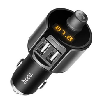Модулятор Hoco E19 Smart Vehicle + Bluetooth FM Launcher