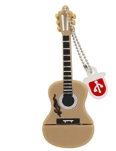 Прикольные фигурные флешки Dinosaur Driver 16GB Electric guitar Электрогитара
