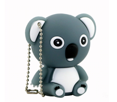 Жіночі фігурні флешки Dinosaur Driver 32GB Koala Gray