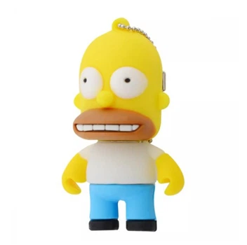 Прикольные фигурные флешки Dinosaur Driver 16GB Homer Simson