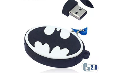 Прикольные фигурные флешки Dinosaur Driver 16GB Логотип Бэтмена Batman`s logo