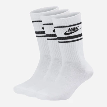 Набор мужских носков высоких Nike Everyday Essential DX5089-103 42-46 3 пары Белый/Черный (196148786224)