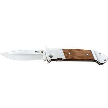 Нож SOG Fielder Wood Handle Коричневый