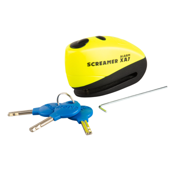 Мотозамок с сигнализацией Oxford Screamer XA7 Alarm Disc Lock на тормозной диск (LK280)