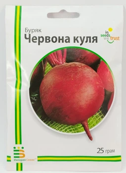 Семена свеклы Красный Шар Империя Семян Украина 25 г