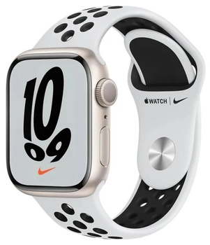 Смарт часы Apple Watch Nike Series 7 45mm Starlight