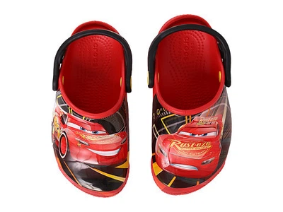 Crocs детские мигающие сабо (Красный, размер 19-20)
