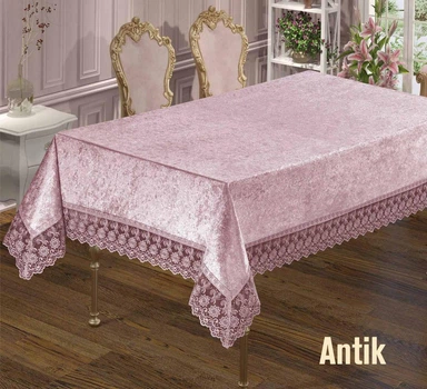 Скатертина Велюр Maison Royale 160x350 Antik Powder