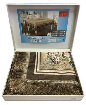Скатерть Acme Tekstil 160x220 Pearl Krem-Capiccino