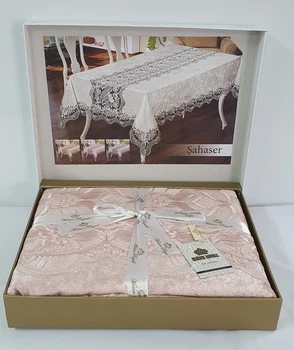 Скатертина Велюр Maison Royale 160x220 Sahaser Powder