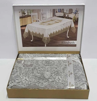 Скатерть Велюр Maison Royale 160x300 Elizabeth Grey