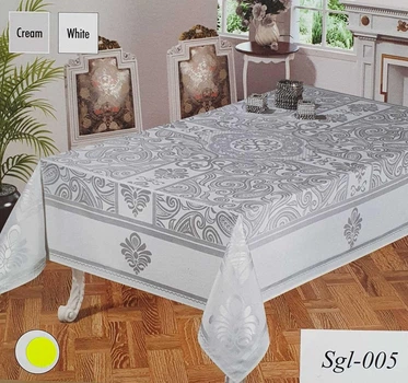 Скатерть Sagol в коробке 160x350 St-005 White