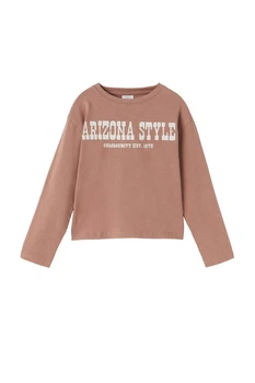 Реглан для девочки коричневого цвета Arizona Zara 134см (40004101)