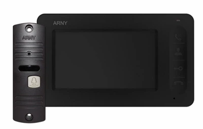 Комплект видео домофона Arny AVD-4005 Черный / Медный (arny-000029)