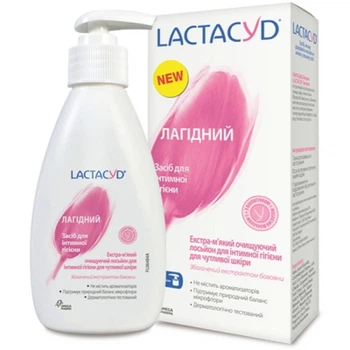 Гель для интимной гигиены Lactacyd Нежный для чувствительной кожи с дозатором 200 мл (5391520943218)