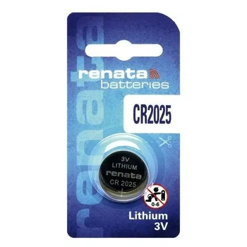 Батарейка літієва дискова Renata CR 2025 (CR2025) Lithium, 3V