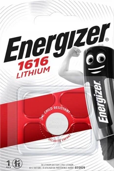 Батарейка ENERGIZER CR1616 Lithium 1шт. (10)