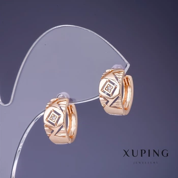 Сережки Xuping 15х7мм "позолота 18К", ida55737