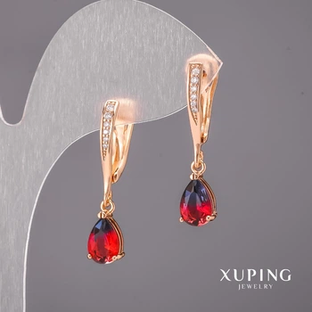 Сережки Xuping хамелеони 6х30мм Позолота 18К, ida57240