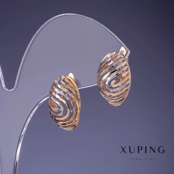 Серьги Xuping позолота 18К 11×17 мм, ida56946