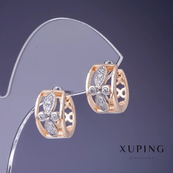 Серьги Xuping 15х9мм «позолота 18К», ida55833