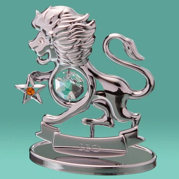 Фігурка Crystocraft зі стразами Swarovski Знак зодіак Лев 8х6.5 см 0261-001 SL