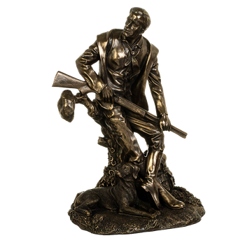 Статуэтка Veronese Охотник 16х12х25 см 68082 бронзовое покрытие