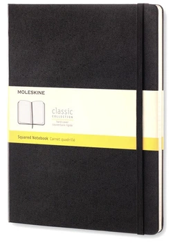 Блокнот Moleskine Classic великий 19&nbsp;x 25 см у клітинку чорний