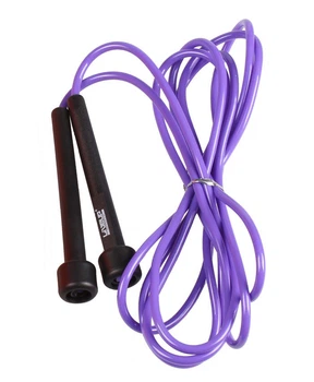 Скакалка LiveUp PVC Speed Jump Rope 2.75 м (LS3115-p) Black/Purple