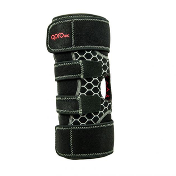 Наколенник регулируемый OPROtec Adjustable Knee Support With Open Patella (TEC5733) Black