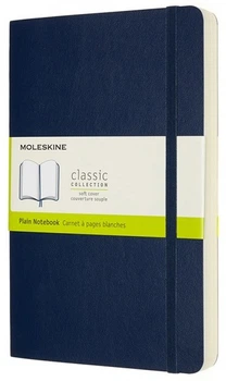 Блокнот Moleskine Classic Expanded середній 13&nbsp;x 21 см нелінований сапфір м'який