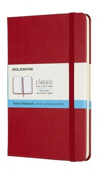 Блокнот Moleskine Classic medium 11,5&nbsp;x 18 см в крапку червоний