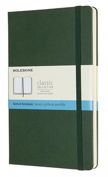 Блокнот Moleskine Classic середній 13&nbsp;x 21 см в крапку миртовий зелений