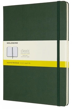 Блокнот Moleskine Classic великий 19&nbsp;x 25 см у клітинку миртовий зелений