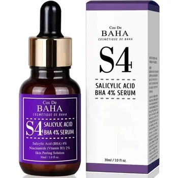 Сыворотка против прыщей с салициловой кислотой Cos De Baha Salicylic Acid 4% Serum (S4) 30 мл