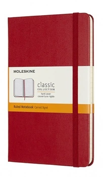 Блокнот Moleskine Classic medium 11,5&nbsp;x 18 см в лінію червоний