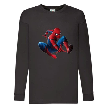 Лонгслів реглан Людина Павук 0010 (Spider-Man) чорний (SPM blc 0010) 104 см