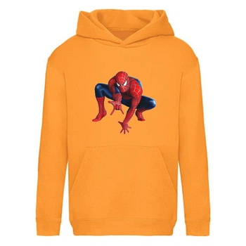 Худи детская Человек Паук 0015 (Spider Man) оранжевая (SPM orn 0015) 116 см