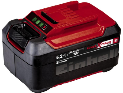 Аккумулятор Einhell 18V 5.2Ah, PXC Plus, 0.88кг (4511437)