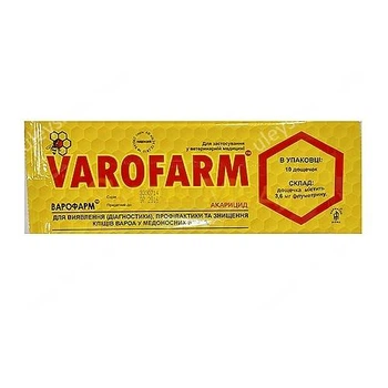 Варофарм аналог Варостопа 10 смужок. Україна Фарматон PV0010UK
