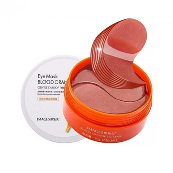 Гидрогелевые патчи под глаза Images Eye Mask Blood Orange с экстрактом красного апельсина, 60 шт/30 пар