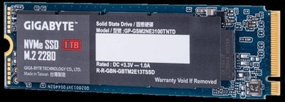 Твердотельный накопитель SSD M.2 GIGABYTE 1TB NVMe PCIe 3.0 4x 2280 (GP-GSM2NE3100TNTD) 
