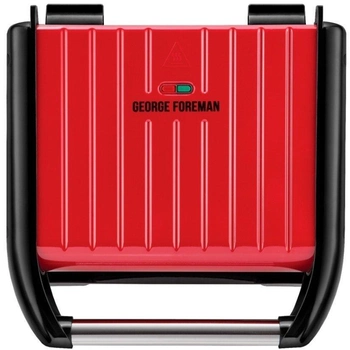 Электрогриль George Foreman 25040-56 Family Steel Grill, 1650 Вт, Красный (25040-56GF)