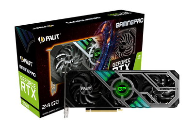 Видеокарта GF RTX 3090 24GB GDDR6X GamingPro Palit (NED3090019SB-132BA)