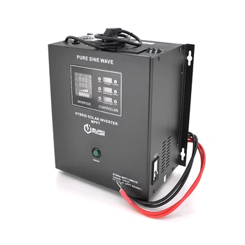 Гибридный инвертор Europower RTSWm-MPPT-1000LCD 700W 12V для дома источник бесперебойного питания ИБП (YU-GT_33A)